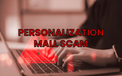 PERSONALIZATION MALL SCAM