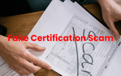 Fake Certification Scam