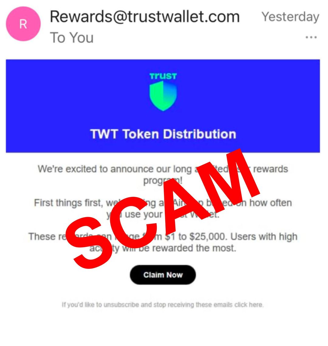 TRUST WALLET SCAM